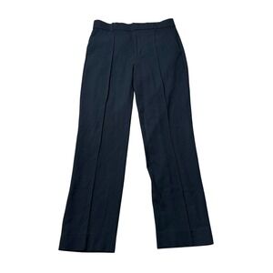 VINCE Black Wool Blend Center Seam Wide Leg Dress Pants Women's Size 10 Career‎